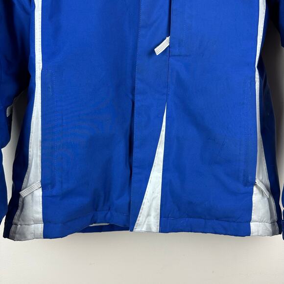 Patagonia Girls L 12 Insulated Ski Jacket Blue Waterproof Snow WinterCoat Hooded - Picture 2 of 7